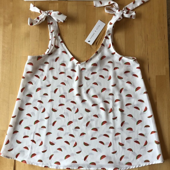 Cooper And Ella Watermelon Top Size Small NWT - Picture 3 of 6